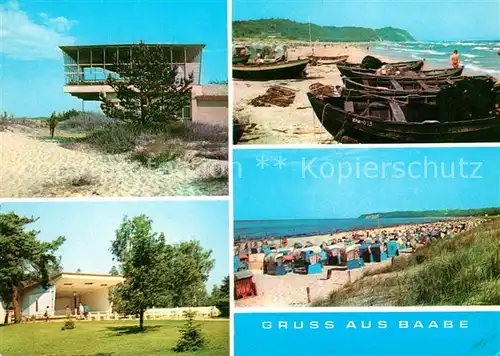 AK / Ansichtskarte Baabe Ostseebad Ruegen Fischerstrand Konzertplatz Kat. Baabe