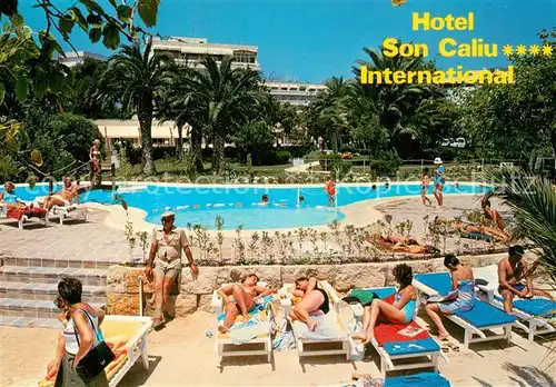 AK / Ansichtskarte Palma Nova Mallorca Hotel Son Caliu Swimming Pool