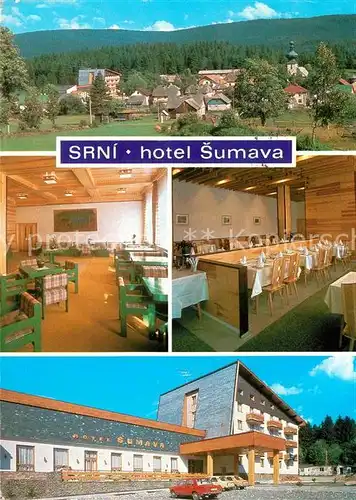 AK / Ansichtskarte Srni Hotel Sumava Kat. Srni Rehberg