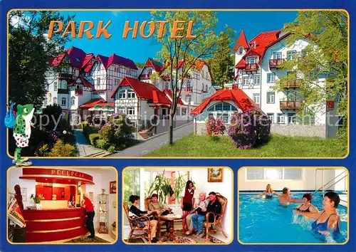 AK / Ansichtskarte Bad Flinsberg Swieradow Zdroj Park Hotel Hallenbad Kat. 