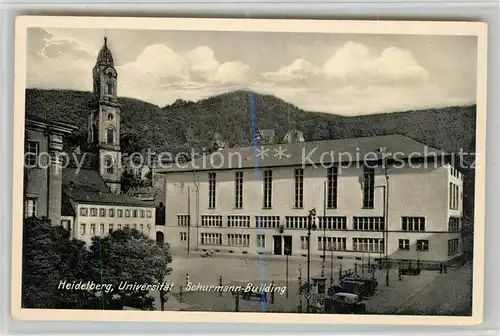 AK / Ansichtskarte Heidelberg Neckar Univeristaet Schurmann Building Kat. Heidelberg