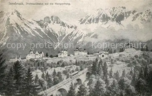 AK / Ansichtskarte Innsbruck Drahtseilbahn auf Hungerberg Kat. Innsbruck