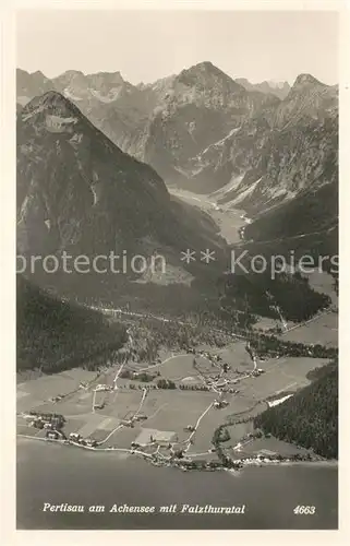 AK / Ansichtskarte Pertisau Achensee mit Falzthurntal  Kat. Eben am Achensee