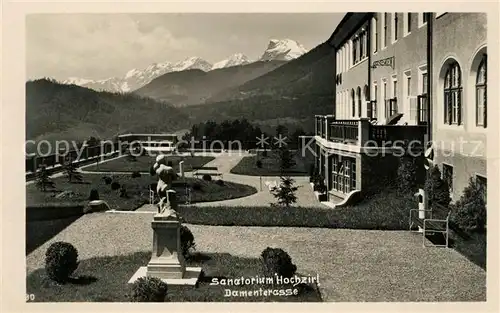 AK / Ansichtskarte Hochzirl Zirl Sanatorium Damenterrasse Kat. Zirl