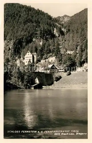 AK / Ansichtskarte Bregenz Vorarlberg Schloss Fernstein an Fernpassstrasse Tirol Risch Lau Kat. Bregenz