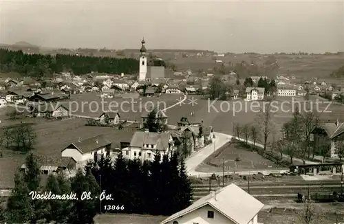 AK / Ansichtskarte Voecklabruck Oberoesterreich Panorama Kirche Kat. Voecklabruck