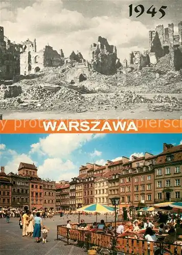 AK / Ansichtskarte Warszawa Rynek Starego Miasta  Kat. Warschau Polen