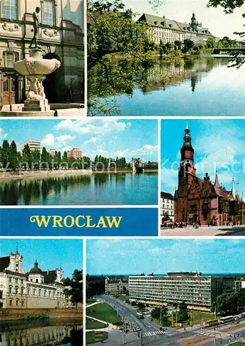 AK / Ansichtskarte Wroclaw Boleslawa Bieruta Ratusz Kat. Wroclaw Breslau