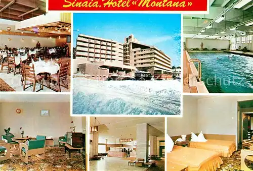 AK / Ansichtskarte Sinaia Hotel Montana Schwimmbad Winter Kat. Rumaenien