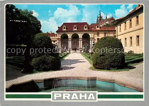 AK / Ansichtskarte Praha Prahy Prague Wallenstein Garten Schloss Kat. Praha