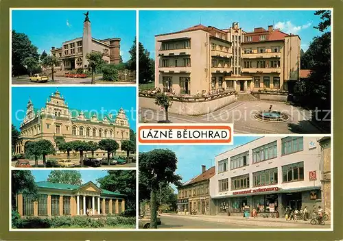 AK / Ansichtskarte Lazne Belohrad Stadtansichten Kurhaus Wandelhalle Kat. Bad Bielohrad