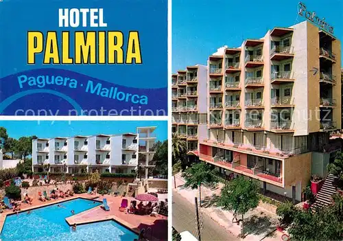 AK / Ansichtskarte Paguera Mallorca Islas Baleares Hotel Palmira Kat. Calvia
