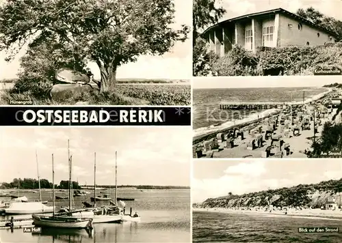 AK / Ansichtskarte Rerik Ostseebad Huenengrab Strandpartien Am Haff Kat. Ostseebad Rerik