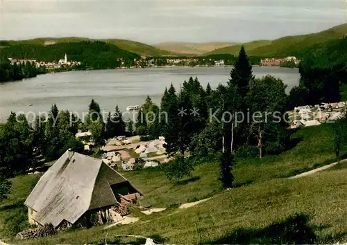 AK / Ansichtskarte Titisee Seehaeusle mit Zeltplatz Kat. Titisee Neustadt