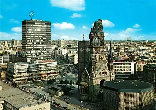 AK / Ansichtskarte Berlin Kaiser Wilhelm Gedaechtniskirche und Europa Center Kat. Berlin