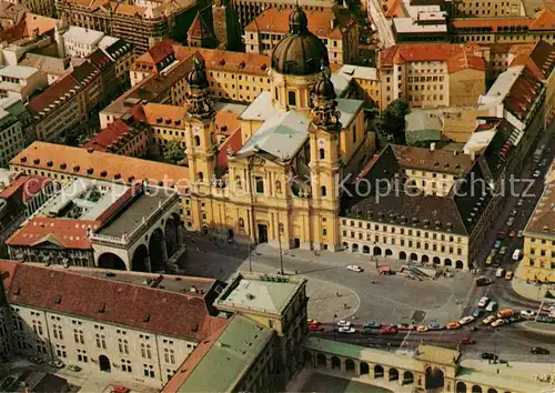 AK / Ansichtskarte Muenchen St Kajetan Theatinerkirche Fliegeraufnahme Kat. Muenchen