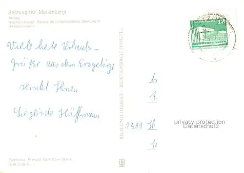 AK / Ansichtskarte Satzung Arnika Nephelinbasalt Faecher Faecher im Steinbruch Hirtsteinbaude Kat. Marienberg