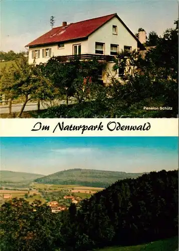 AK / Ansichtskarte Erzbach Pension Schuetz Naturpark Kat. Reichelsheim (Odenwald)
