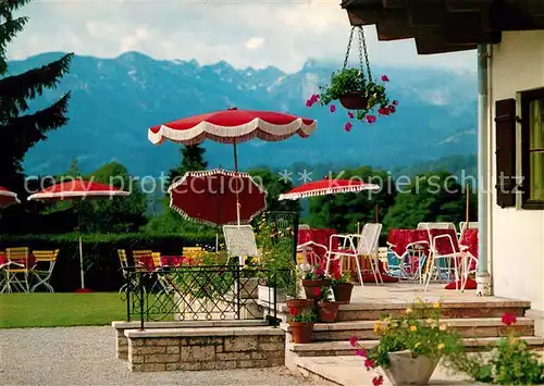 AK / Ansichtskarte Bad Toelz Hotel Gaissacher Haus Terrasse Kat. Bad Toelz