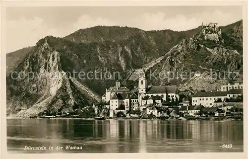 AK / Ansichtskarte Duernstein Wachau Partie am Fluss Kat. Duernstein