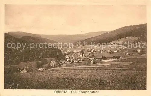 AK / Ansichtskarte Obertal Baiersbronn Landschaftspanorama Schwarzwald Kat. Baiersbronn