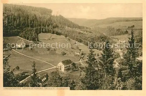 AK / Ansichtskarte Freudenstadt Panorama Christophstal Kurort Schwarzwald Kat. Freudenstadt