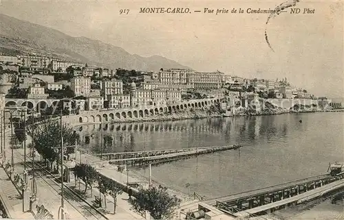AK / Ansichtskarte Monte Carlo Vue prise de la Condamine Cote d Azur Kat. Monte Carlo