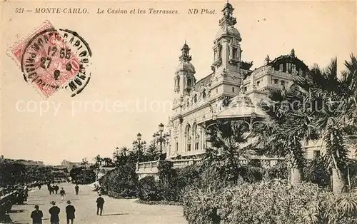AK / Ansichtskarte Monte Carlo Casino et les Terrasses Kat. Monte Carlo