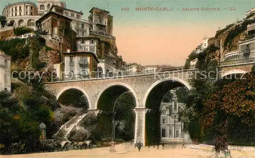 AK / Ansichtskarte Monte Carlo Sainte Devote Pont Kat. Monte Carlo