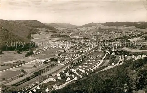 AK / Ansichtskarte Ebingen Panorama Schwaebische Alb Kat. Albstadt