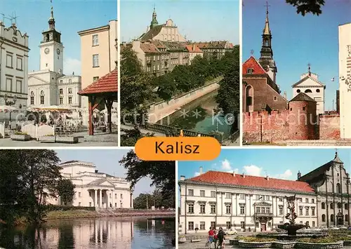 AK / Ansichtskarte Kalisz Teatr i Wojciecha Boguslawskiego Plac Jozefa  Kat. Kalisch Posen