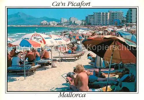 AK / Ansichtskarte Can Picafort Mallorca Strandpartie Kat. Spanien