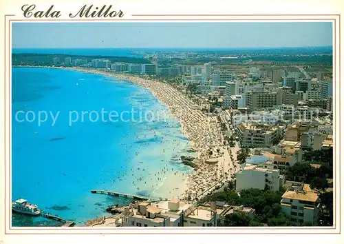 AK / Ansichtskarte Cala Millor Mallorca Fliegeraufnahme Kat. Islas Baleares Spanien