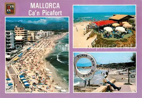 AK / Ansichtskarte Can Picafort Mallorca Playa Son Baulo Details Kat. Spanien