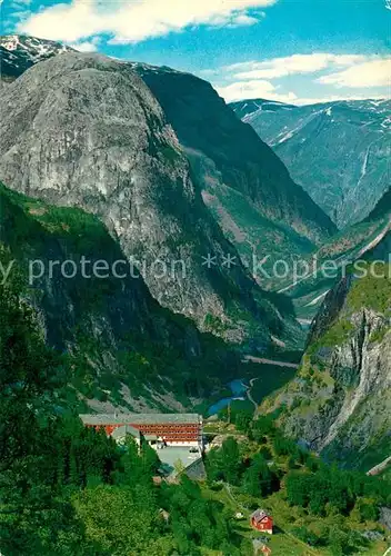 AK / Ansichtskarte Norwegen Norge View of the Naroy Valley and the Stalheim Hotel Kat. Norwegen
