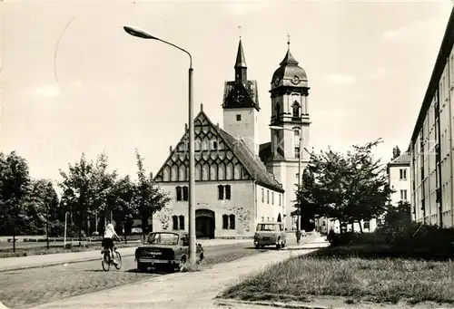 AK / Ansichtskarte Fuerstenwalde Spree Rathaus und Dom Kat. Fuerstenwalde