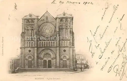 AK / Ansichtskarte Roanne Loire Eglise Saint Louis Kat. Roanne