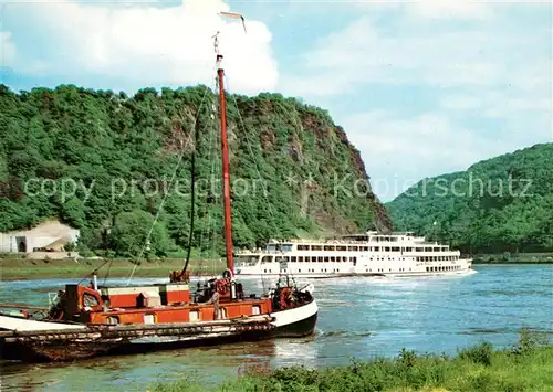 AK / Ansichtskarte Motorschiffe Lorelei am Rhein  Kat. Schiffe