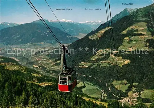 AK / Ansichtskarte Seilbahn Saltaus Hirzer Hochplateau  Kat. Bahnen