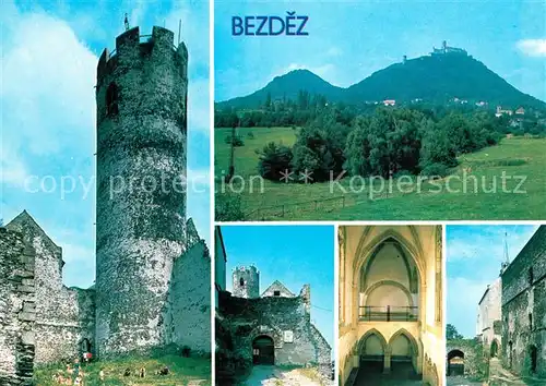 AK / Ansichtskarte Bezdez Hrad byl zbudovan v letech Kat. Schlossboesig