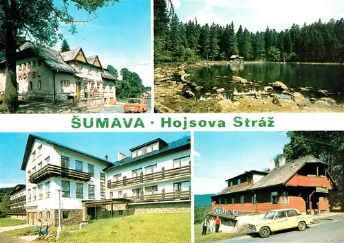 AK / Ansichtskarte Sumava Boehmerwald Hotel Vyhlidka Cerne jezero Rekreacni stredisko SDR Brcalnik Hotel Na strazi Kat. Tschechische Republik