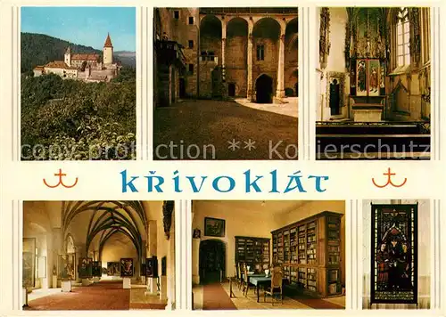 AK / Ansichtskarte Krivoklat Burg Krivoklat Teilansichten Kat. Puerglitz