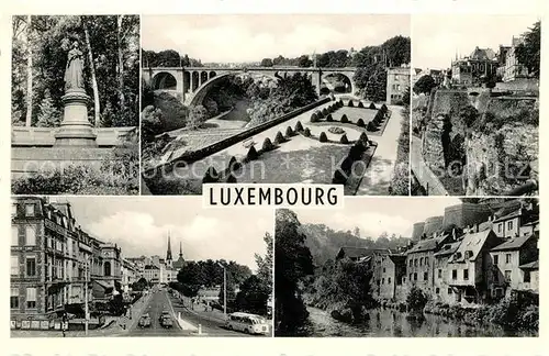 AK / Ansichtskarte Luxembourg Luxemburg Denkmal Bruecke Kat. Luxembourg
