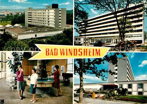 AK / Ansichtskarte Bad Windsheim Sanatorium Kat. Bad Windsheim