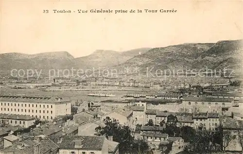 AK / Ansichtskarte Toulon Var Vue prise de la Tour Caree Kat. Toulon