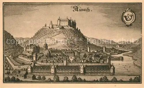 AK / Ansichtskarte Aurach Mittelfranken alter Stich Kat. Aurach