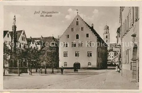 AK / Ansichtskarte Bad Mergentheim Marktplatz Kat. Bad Mergentheim