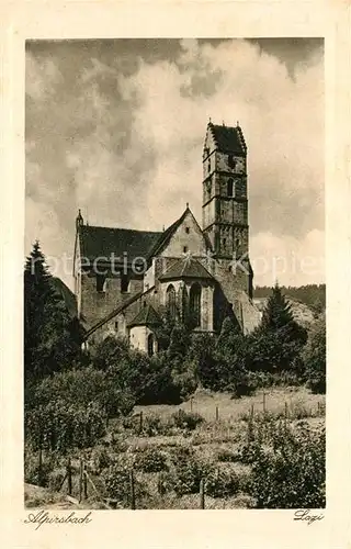 AK / Ansichtskarte Alpirsbach Kirchenpartie Kat. Alpirsbach