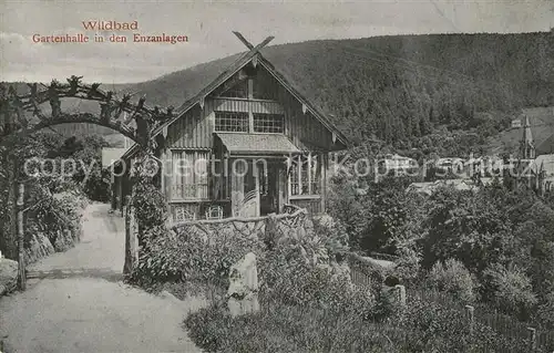 AK / Ansichtskarte Wildbad Schwarzwald Gartenhalle in den Enzanlagen Kat. Bad Wildbad