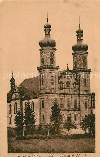 AK / Ansichtskarte St Peter Schwarzwald Kirche Kat. St. Peter